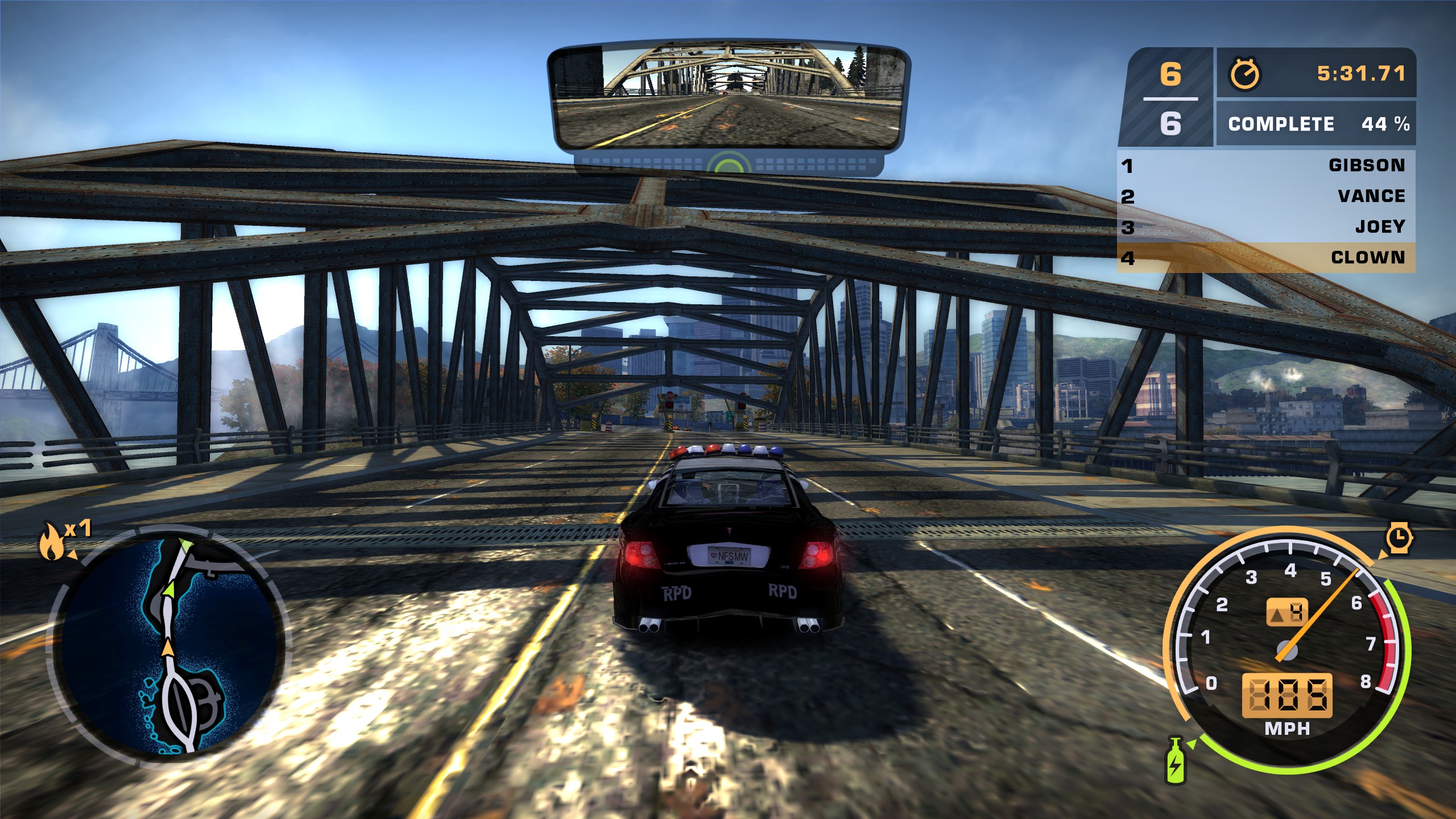 Need for Speed: Most Wanted (2005), NFS:MW