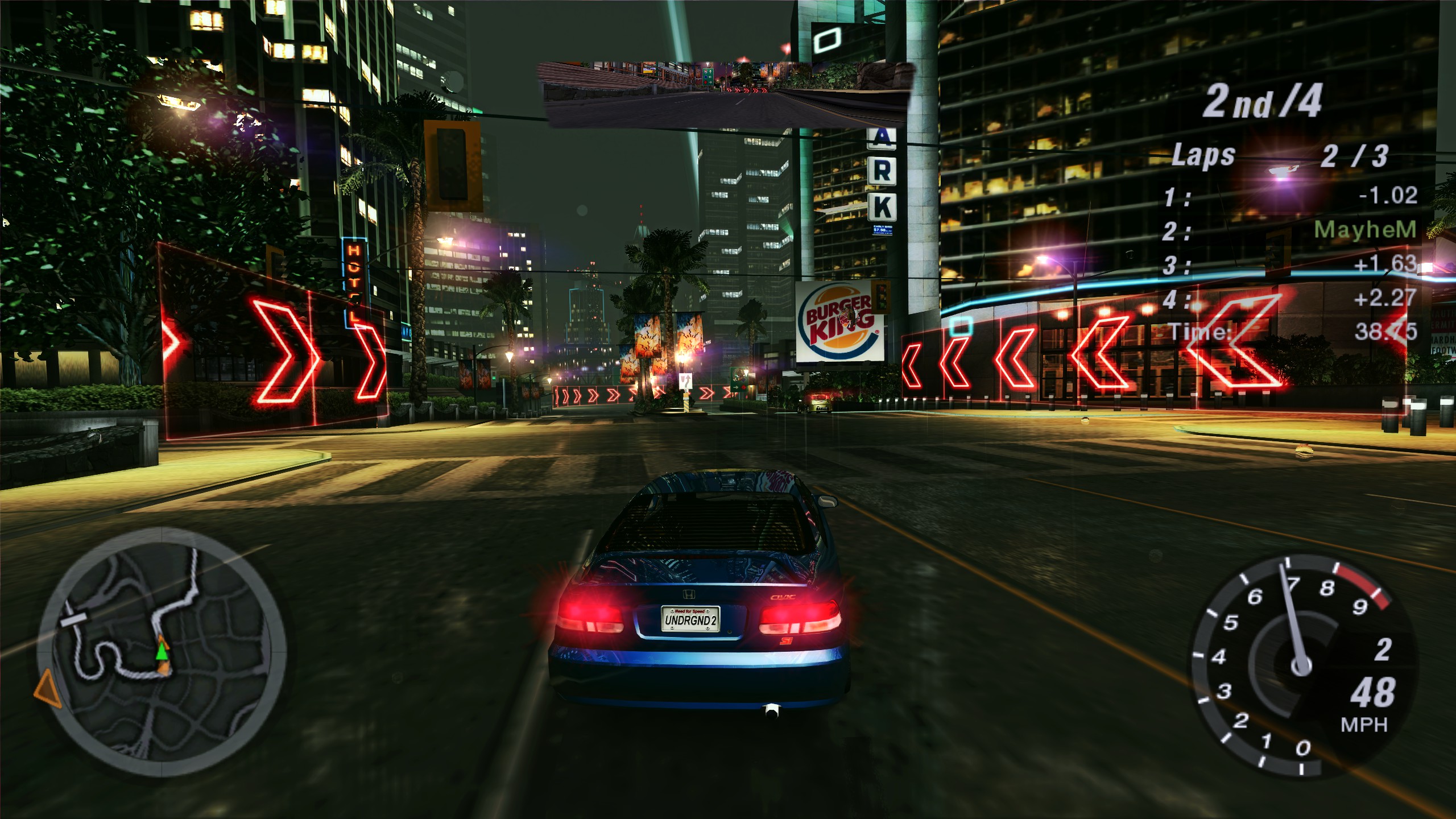 Need For Speed Underground 1 Gameplay (PC) 