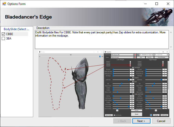 Skyrim Beautification Project Installation Settings