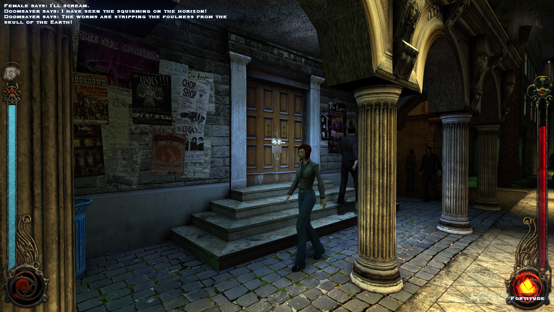 Vampire: The Masquerade - Bloodlines with various graphical mods 